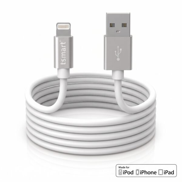 c0 TSMART Apple MFi Lisanslı iPhone Şarj Kablosu | Hızlı Şarj & Veri Aktarım | Dayanıklı Lightning Data Kablosu | iPhone 14/13/12/11/XR/XS/8 Uyumlu