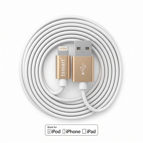 g0 TSMART Apple MFi Lisanslı iPhone Şarj Kablosu | Hızlı Şarj & Veri Aktarım | Dayanıklı Lightning Data Kablosu | iPhone 14/13/12/11/XR/XS/8 Uyumlu