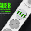 Tsmart Akım Korumalı Akıllı Priz 4USB Port