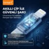 k20-1 Tsmart 30W Usb-C To Lightning iPhone Hızlı Şarj Kablosu TS-K20