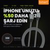 tsk20-2 Tsmart 30W Usb-C To Lightning iPhone Hızlı Şarj Kablosu TS-K20