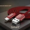 02 Tsmart Örgülü Type-C Şarj ve Data Kablosu
